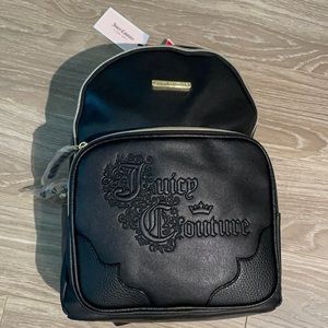 Juicy couture black backpack NWT